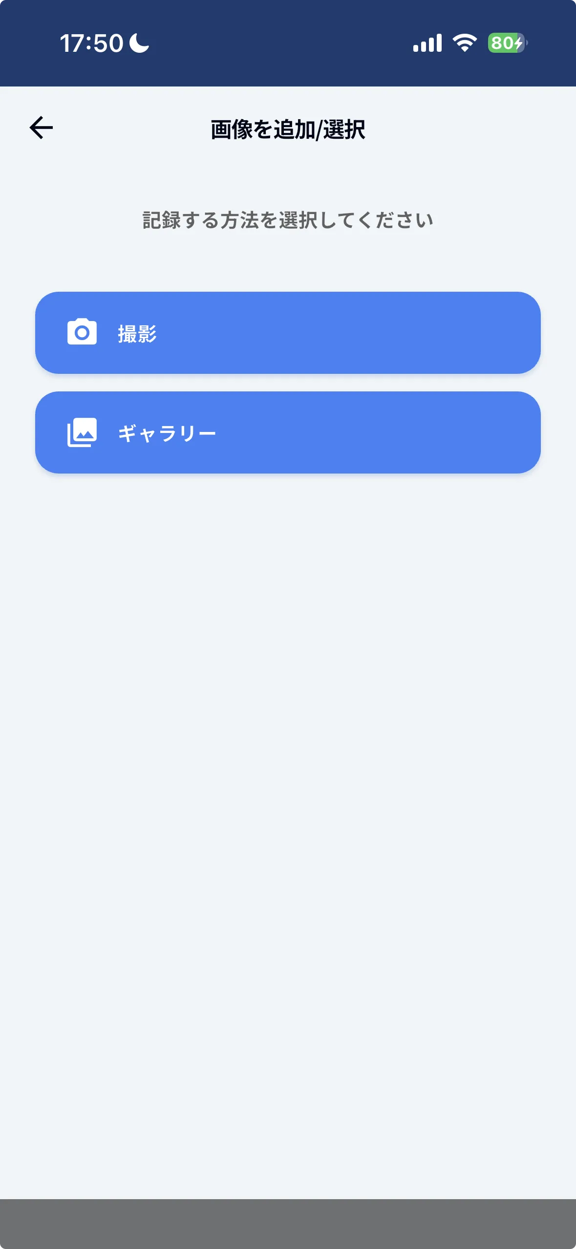撮影・入力画面