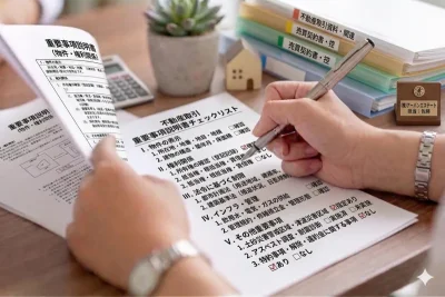 紙の書類に手書きしているイメージ